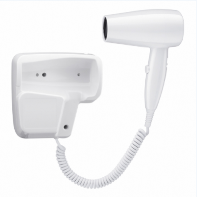 Hang Up Hotel Bathroom with USB Wall Mounted 1000-Watt Hair Dryer